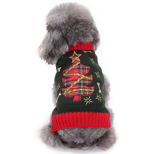

Dog Sweater Puppy Clothes Christmas Halloween Christmas Dog Clothes Puppy Clothes Dog Outfits Gray Costume for Girl and Boy Dog Acrylic Fibers XXS XS S M L XL