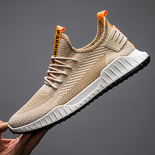 

Men's Comfort Shoes Tissage Volant Spring / Fall Sporty / Casual Athletic Shoes Running Shoes / Walking Shoes Breathable Black / Gray / Khaki