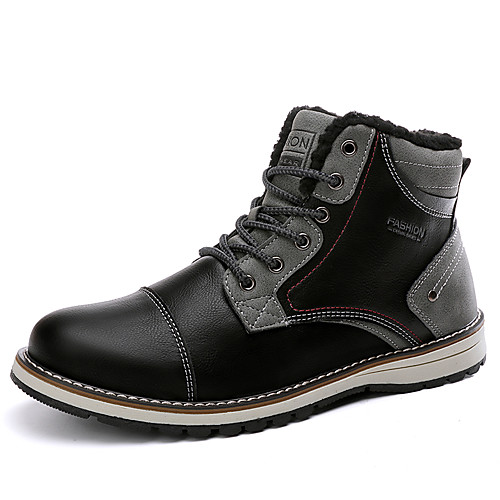 

Men's Hiking Shoes Anti-Slip Wearable Comfortable Hiking Outdoor Exercise Fall & Winter RedBrown Black Blue