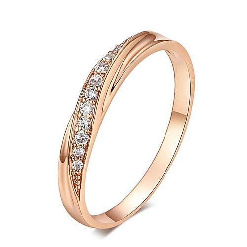 

Ring Rose Gold Silver Alloy 1pc 6 7 8 9 10 / Women's / Daily