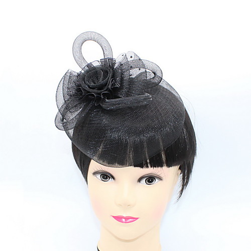 

Chiffon / Lace / Net Flowers / Headwear with Feather / Trim 1 Piece Special Occasion / Party / Evening Headpiece