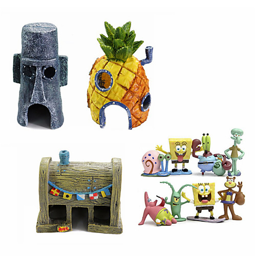 

Fish Tank Aquarium Decoration Ornament Rainbow Mini Artificial Cartoon Resin 157.56.5 cm