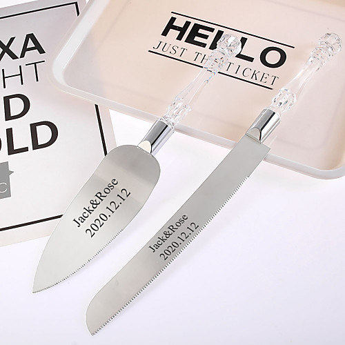 

Resin / Steel Stainless Wedding / Birthday 1 set / PP Bag Knives / Shovel / Bakeware