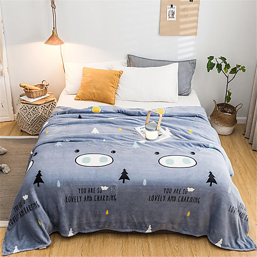 

Bed Blankets, Floral / Print Polyester Comfy Blankets