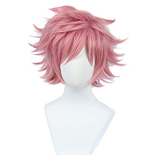 

Fairy Tail Natsu Dragneel Cosplay Wigs Men's Women's 14 inch Heat Resistant Fiber Anime Wig