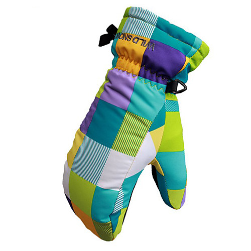 

Winter Gloves Ski Gloves Boys and Girls Kids Snowsports Full Finger Gloves Winter Waterproof Windproof Warm Poly / Cotton Blend Skiing Snowsports Snowboarding