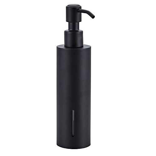 

Matte Black Tower Shampoo Dispenser-Contemporary Bottle Pump for Shower 8 ONCE