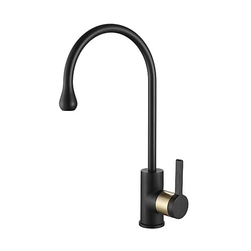 

Kitchen faucet - Single Handle One Hole Chrome / Oil-rubbed Bronze / Painted Finishes Standard Spout / Tall / ­High Arc Centerset Contemporary Kitchen Taps / CUPC / UPC