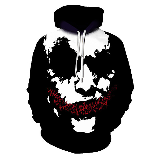 

Inspired by Joker Pennywise Cosplay Costume Hoodie Polyster Print Hoodie For Men's / Women's