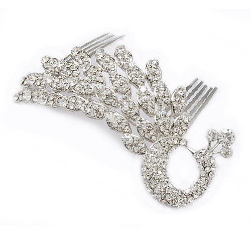 

Rhinestone / Alloy Hair Combs with Rhinestone 1 Piece Wedding Headpiece