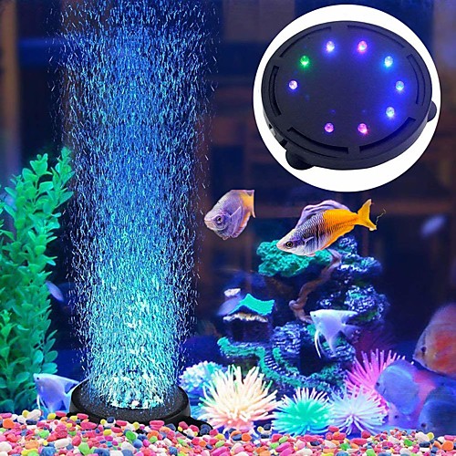 

Aquarium Lighting Submersible Led Bubble Air Light Colorful Aquarium Decoration Fish Tank Bubbler Lamp Waterproof