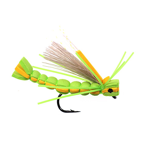 

4 pcs Fishing Lures Flies Floating Bass Trout Pike Fly Fishing Freshwater Fishing