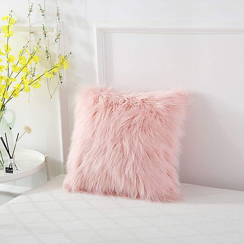 

1 pcs Cotton / Linen Pillow Cover, Solid Colored Throw Pillow