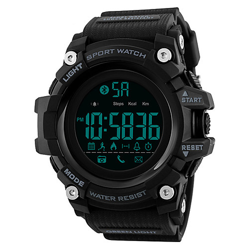 

Men's Sport Watch Digital Watch Digital Digital Casual Water Resistant / Waterproof Bluetooth Calendar / date / day / One Year / Silicone
