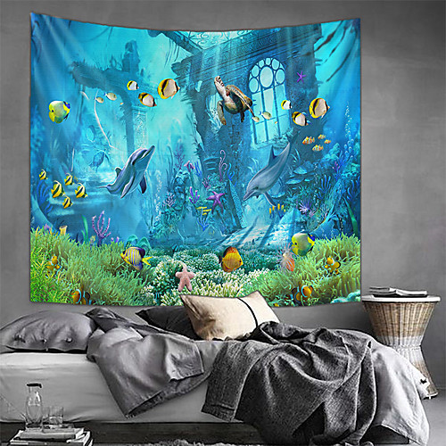 

Beach Theme / Classic Theme Wall Decor 100% Polyester Classic / Modern Wall Art, Wall Tapestries Decoration