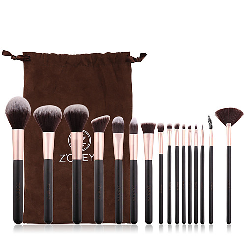 

Professional Makeup Brushes 16pcs Cute Soft New Design Comfy Wooden / Bamboo for Makeup Brush