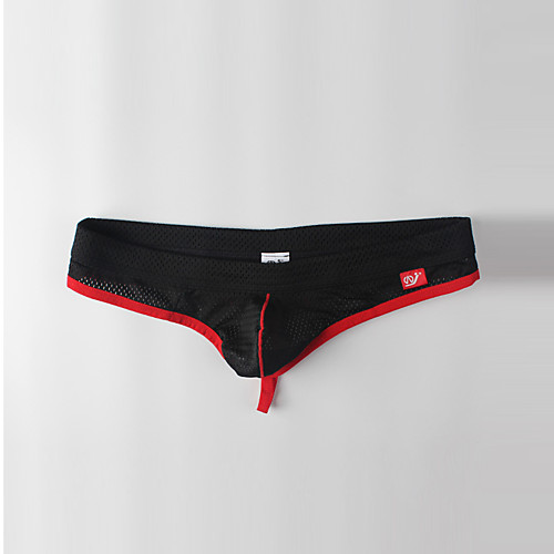 

Men's 1 Piece Mesh / Basic G-string Underwear Mid Waist White Black Purple S M L