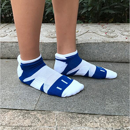 

1pc Running Sports Plaid / Check Chinlon White Blue / Stretchy