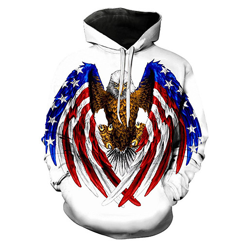 

Men's Hoodie Tribal 3D National Flag Hooded Going out Casual Streetwear Hoodies Sweatshirts Rainbow