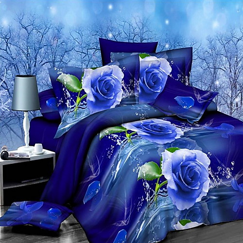 

Duvet Cover Sets 3D Polyester / Polyamide Printed 3 PieceBedding Sets