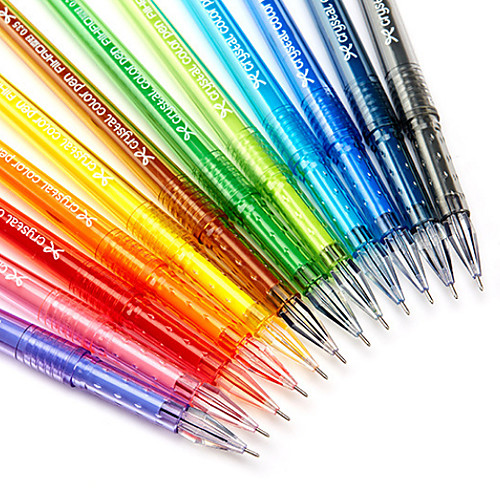 

Gel Pen Pen Pen, Plastics Multi-Color Ink Colors For School Supplies Office Supplies Pack of 12 pcs