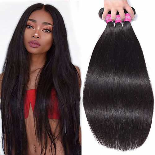 

3 Bundles Vietnamese Hair Straight Human Hair 150 g Bundle Hair Human Hair Extensions 8-28 inch Natural Color Human Hair Weaves Extention Best Quality Cool Human Hair Extensions / 8A