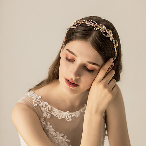 

Alloy Headbands / Headdress with Glitter / Crystal / Rhinestone / Metal 1pc Wedding / Party / Evening Headpiece