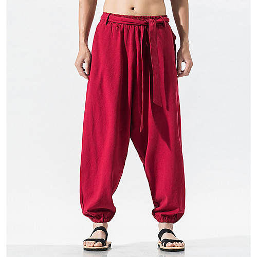 

Men's Basic Plus Size Chinos Pants - Solid Colored Wine Black Gray US32 / UK32 / EU40 / US34 / UK34 / EU42 / US36 / UK36 / EU44
