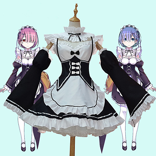 

Inspired by Re:Zero Starting Life in Another World kara hajimeru isekai seikatsu Cosplay Anime Cosplay Costumes Japanese Cosplay Suits Skirt Socks Headwear For Women's / Wig / Wig