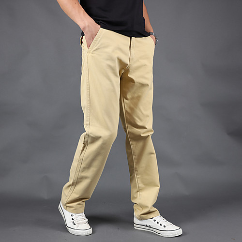 

Men's Hiking Pants Trousers Hiking Cargo Pants Solid Color Winter Outdoor Warm Soft Comfortable Wear Resistance Cotton Pants / Trousers Bottoms Black Blue Grey Khaki Green Camping / Hiking / Caving