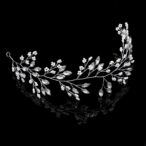 

Alloy Hair Accessory with Crystal / Rhinestone / Flower 1 Piece Wedding Headpiece