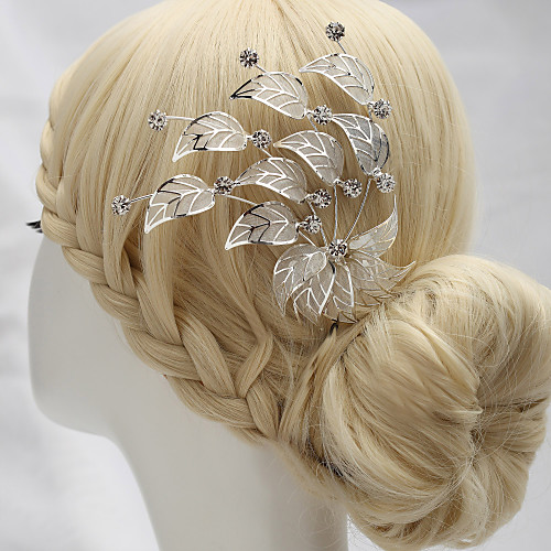 

Rhinestone / Alloy Headpiece with Rhinestone 1 Piece Wedding Headpiece