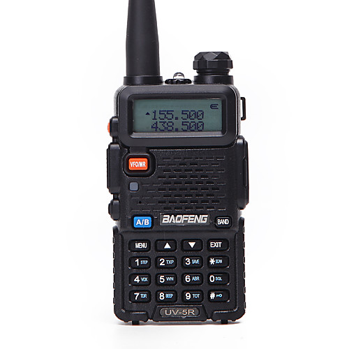 

1PCS Baofeng UV-5R Walkie Talkie UHF VHF Portable CB Ham Radio Station Amateur Police Scanner Radio Intercome HF Transceiver UV5R Earphone