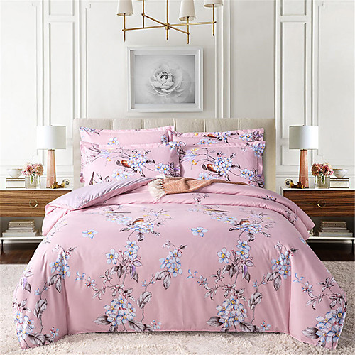 

Duvet Cover Sets Floral / Contemporary Polyster Printed 4 PieceBedding Sets
