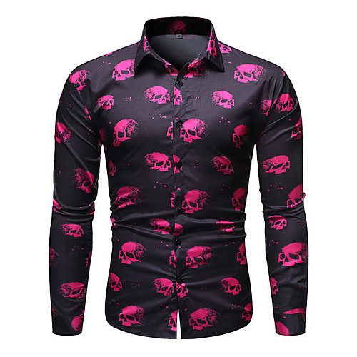 

Men's Skull Shirt Daily Black / Long Sleeve