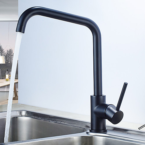 

Kitchen faucet - Single Handle One Hole Standard Spout Contemporary Kitchen Taps