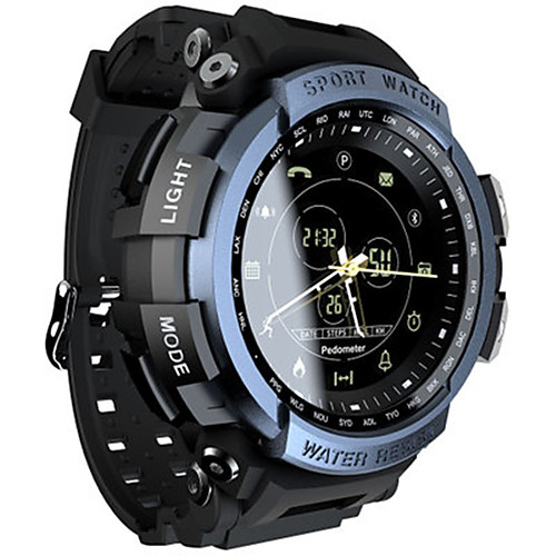 

Men's Smartwatch Digital Sporty Black / Clover 30 m Water Resistant / Waterproof Bluetooth Smart Analog Casual - Black Green Blue One Year Battery Life