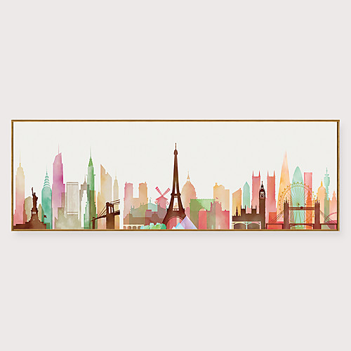 

Framed Art Print Framed Set - Abstract Landscape PS Illustration Wall Art