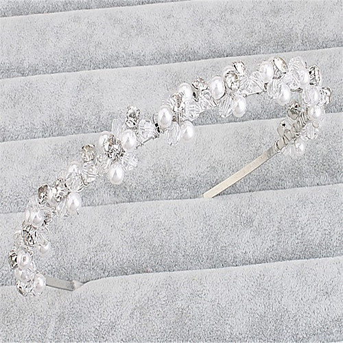 

Crystal / Imitation Pearl / Rhinestone Tiaras with Rhinestone / Crystal / Imitation Pearl 1 Piece Wedding Headpiece