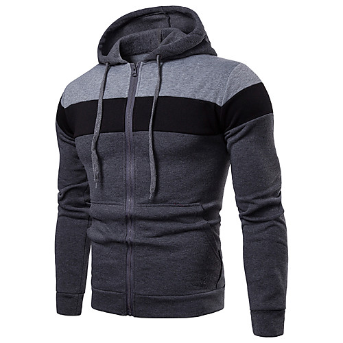 

Men's Hoodie Color Block / Solid Colored Hooded Casual / Basic Black Red Gray US32 / UK32 / EU40 US34 / UK34 / EU42 US36 / UK36 / EU44 US38 / UK38 / EU46 US40 / UK40 / EU48