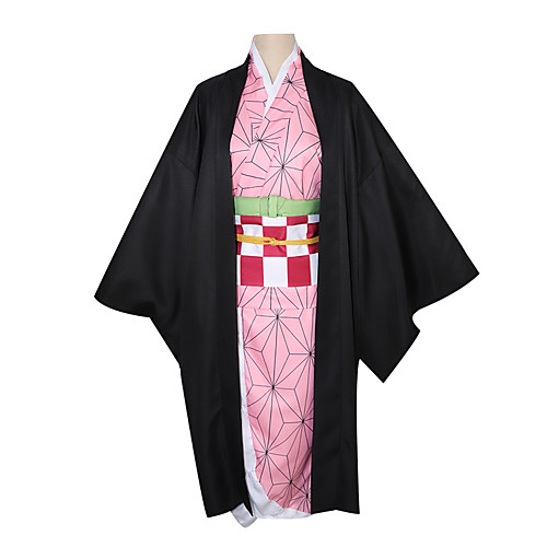 

Inspired by Demon Slayer: Kimetsu no Yaiba Cosplay Anime Cosplay Costumes Japanese Cosplay Suits Coat Headwear Sash / Ribbon For Women's