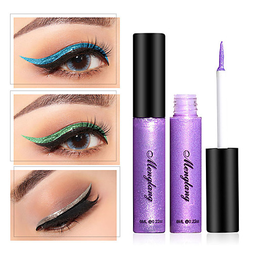 

13 Colors Glitter Eyeliner Liquid Eyeshadow Cosmetics Waterproof Shimmer Pigment Silver Gold Metallic Glitters Makeup