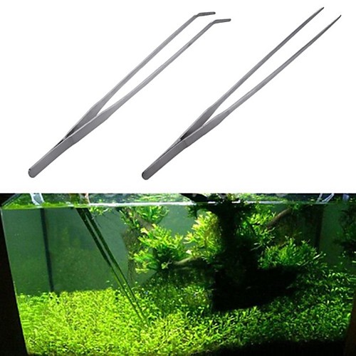 

Stainless Steel Fish Tank Tweezers Pliers Plants Tweezers Forceps Clip Aquarium