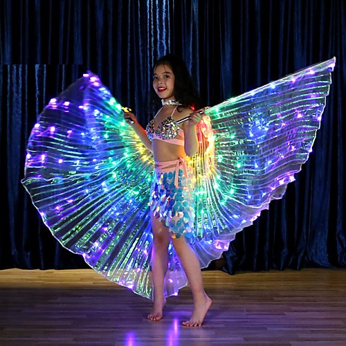 

Kids' Dancewear Dance Costumes Shawl LED Girls' Party Performance Terylene