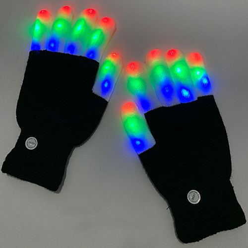 

Skeleton / Skull Gloves Halloween Props Men's LED Party / Evening Gloves Halloween Festival / Holiday Acrylic / Cotton Black Men's Women's Easy Carnival Costumes