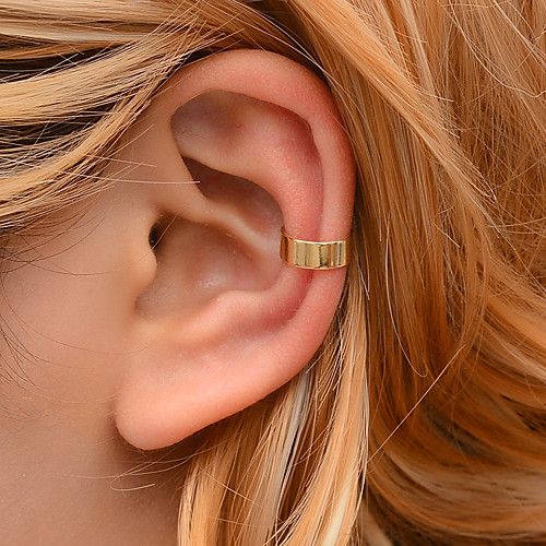 

Women's Ear Cuff ID Bowknot Earrings Jewelry Gold / Silver For Festival