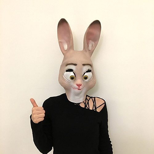 

Halloween Mask Animal Mask Latex Rubber Glue Rabbit Horror Adults' Unisex