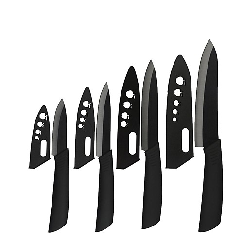 

Zirconia Black Blade 3 4 5 6 Ceramic Knife Set Kitchen Knives Chef Knife Vegetable Cooking Tools