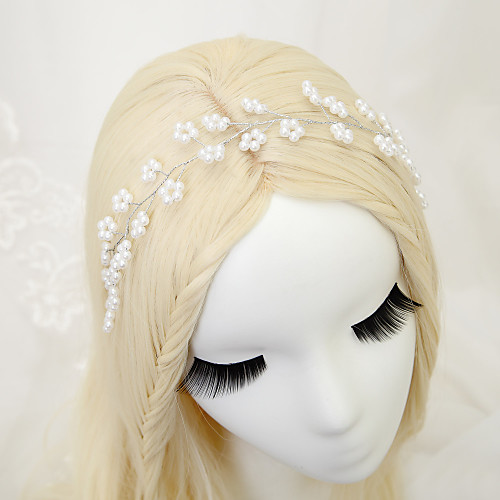 

Imitation Pearl / Alloy Headpiece with Faux Pearl 1 Piece Wedding Headpiece