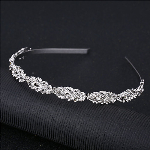 

Alloy Headbands / Hair Accessory with Crystal / Rhinestone 1 Piece Wedding Headpiece